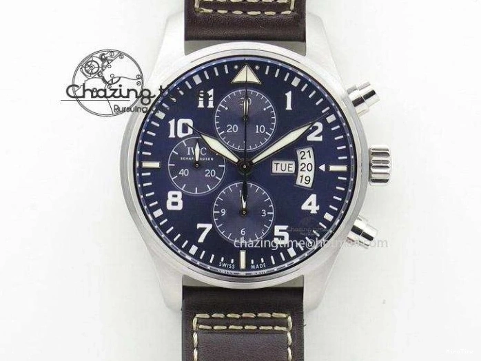 MIROTIME 0415 Stylish Portofino IW459402 RG MKS 1:1 Best Edition White Dial on Brown Leather Strap Miyota 7084